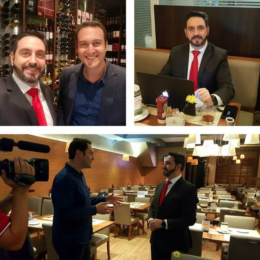 Making of da demonstração sobre riscos de Wi-Fi com o jornalista Eduardo Ribeiro, da Record TV